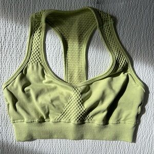 Green Alphalete Sports Bra